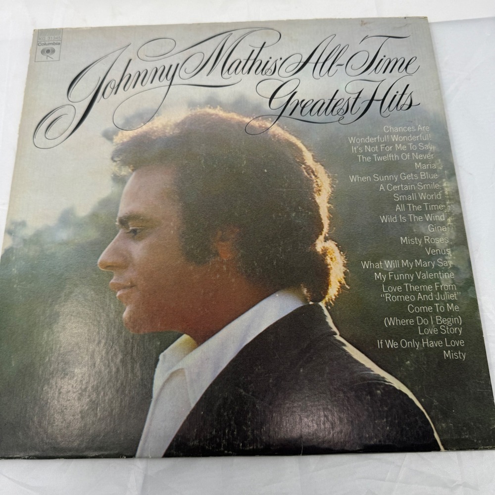 Johnny Mathis All-Time Greatest Hits 1972 Double Vinyl LP Columbia KG 31345